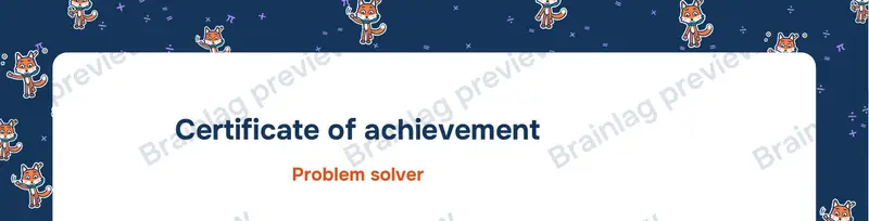 Page 1: Problem solver (Tally: Maths)