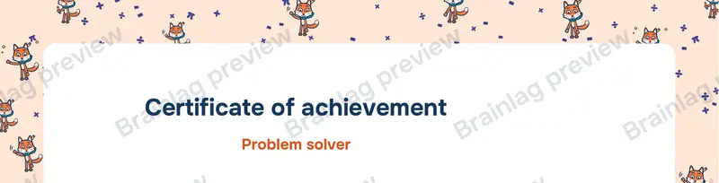 Page 1: Problem solver (Tally: Maths)