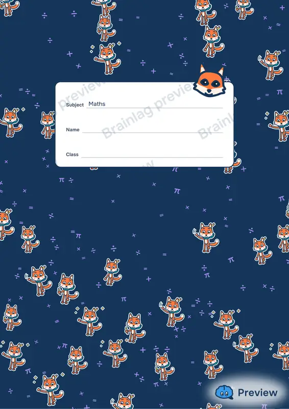 Stationery set, the front