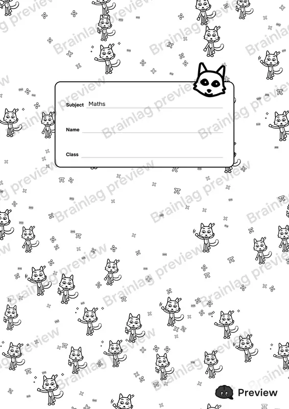 Stationery set, the front