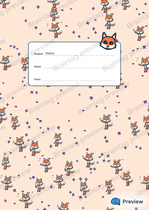 Stationery set, the front