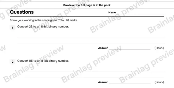Page 2: Questions