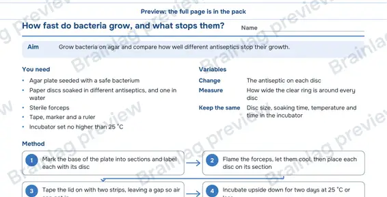 Page 3: Biology cards