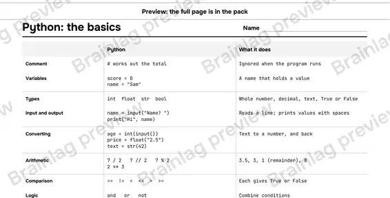 Page 2: Python: the basics