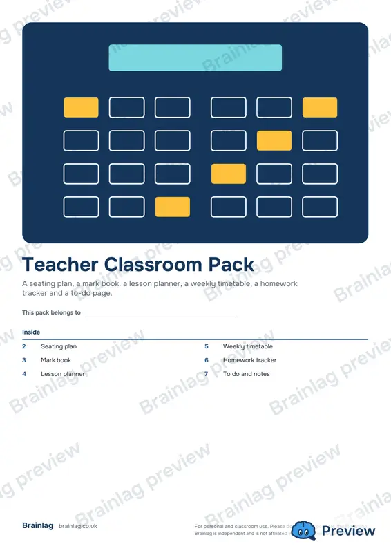 Cover of the Teacher Classroom Pack