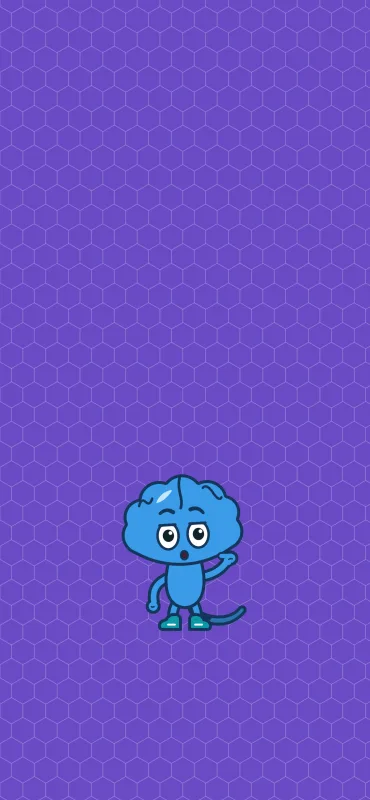 The Big question wallpaper on a phone lock screen