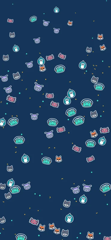 The Heads up wallpaper on a phone lock screen
