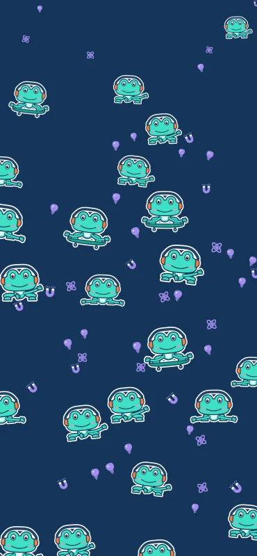 The Joule's lab wallpaper on a phone lock screen